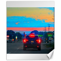 Neon Drive Canvas 11  X 14  by okhismakingart