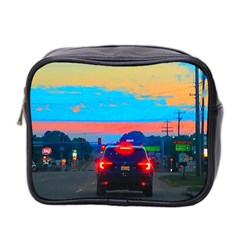 Neon Drive Mini Toiletries Bag (two Sides) by okhismakingart