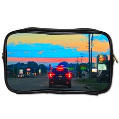 Neon Drive Toiletries Bag (one Side) by okhismakingart