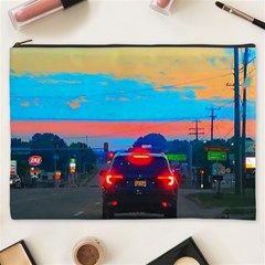 Neon Drive Cosmetic Bag (xxxl) by okhismakingart