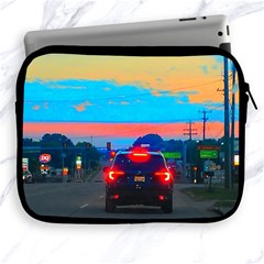 Neon Drive Apple Ipad 2/3/4 Zipper Cases by okhismakingart