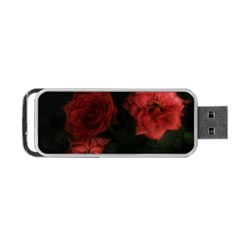 Three Pink Flowers Portable Usb Flash (two Sides) by okhismakingart