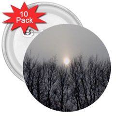 Foggy Forest 3  Buttons (10 Pack)  by okhismakingart