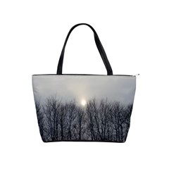 Foggy Forest Classic Shoulder Handbag by okhismakingart