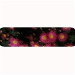 Purple Flowers with Yellow Centers Large Bar Mats 32 x8.5  Bar Mat