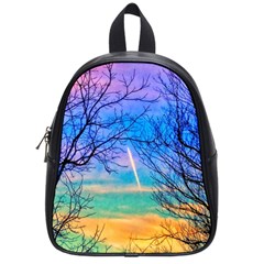 Pastel Plane Take-off School Bag (small) by okhismakingart