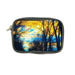 Yellow and Blue Forest Coin Purse Front