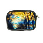 Yellow and Blue Forest Coin Purse Back