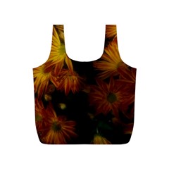 Red Striped Flowers Full Print Recycle Bag (s) by okhismakingart