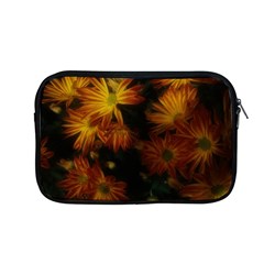 Red Striped Flowers Apple Macbook Pro 13  Zipper Case by okhismakingart