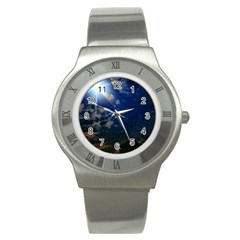 Sunny Day Stainless Steel Watch by okhismakingart