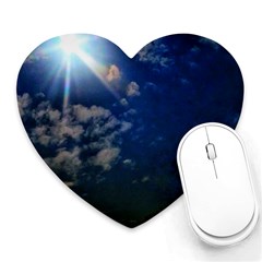 Sunny Day Heart Mousepads by okhismakingart