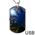 Sunny Day Dog Tag USB Flash (Two Sides) Front