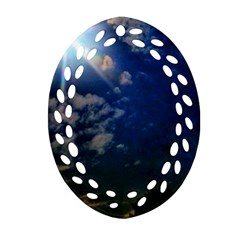 Sunny Day Ornament (oval Filigree) by okhismakingart