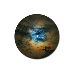 Rainbow Sun Magnet 3  (round) by okhismakingart