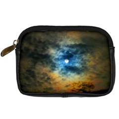 Rainbow Sun Digital Camera Leather Case by okhismakingart