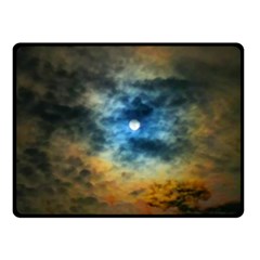 Rainbow Sun Fleece Blanket (small) by okhismakingart