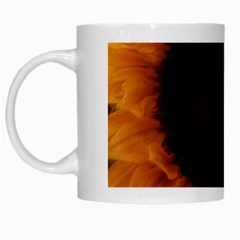 Single Sunflower White Mugs by okhismakingart