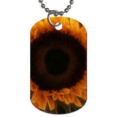 Single Sunflower Dog Tag (one Side) by okhismakingart