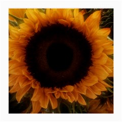 Single Sunflower Medium Glasses Cloth (2-side) by okhismakingart