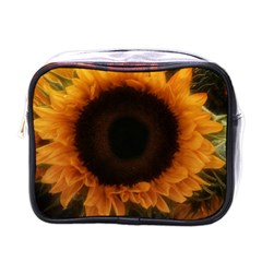 Single Sunflower Mini Toiletries Bag (one Side) by okhismakingart