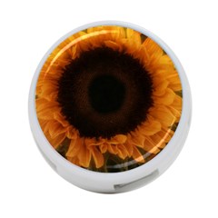 Single Sunflower 4-port Usb Hub (one Side) by okhismakingart