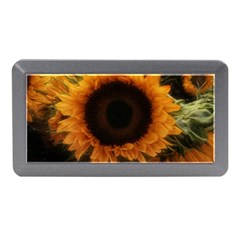 Single Sunflower Memory Card Reader (mini) by okhismakingart