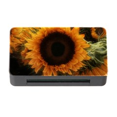 Single Sunflower Memory Card Reader With Cf by okhismakingart