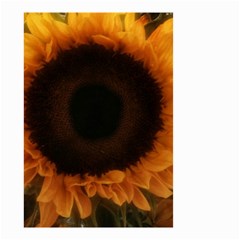 Single Sunflower Small Garden Flag (two Sides) by okhismakingart