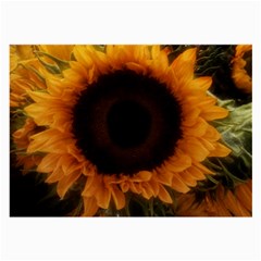 Single Sunflower Large Glasses Cloth by okhismakingart