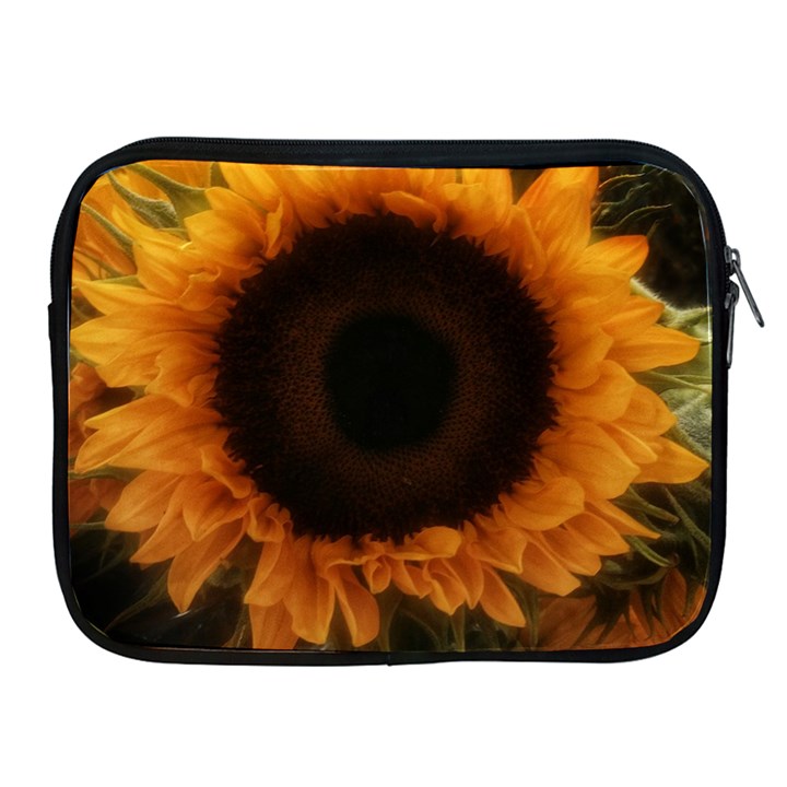 Single Sunflower Apple iPad 2/3/4 Zipper Cases