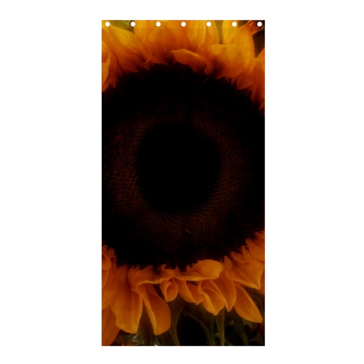 Single Sunflower Shower Curtain 36  x 72  (Stall) 