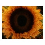 Single Sunflower Double Sided Flano Blanket (Large)  80 x60  Blanket Front