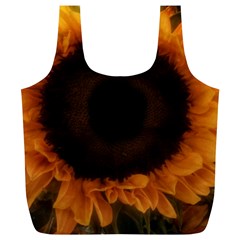 Single Sunflower Full Print Recycle Bag (xl) by okhismakingart