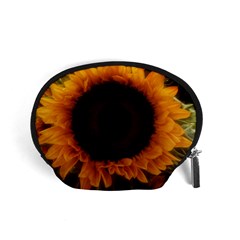 Single Sunflower Accessory Pouch (small) by okhismakingart