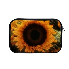 Single Sunflower Apple Macbook Pro 13  Zipper Case by okhismakingart