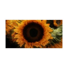 Single Sunflower Yoga Headband by okhismakingart