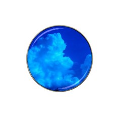 Deep Blue Clouds Hat Clip Ball Marker (4 Pack) by okhismakingart