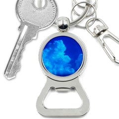 Deep Blue Clouds Bottle Opener Key Chains by okhismakingart