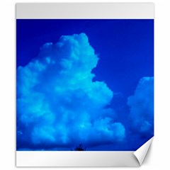 Deep Blue Clouds Canvas 8  X 10  by okhismakingart