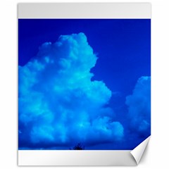 Deep Blue Clouds Canvas 16  X 20  by okhismakingart