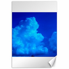 Deep Blue Clouds Canvas 20  X 30  by okhismakingart