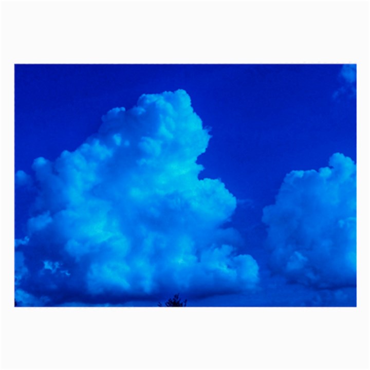 Deep Blue Clouds Large Glasses Cloth (2-Side)