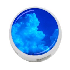 Deep Blue Clouds 4-port Usb Hub (two Sides) by okhismakingart