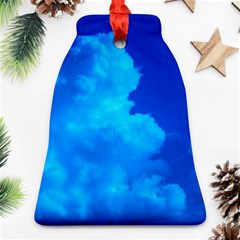 Deep Blue Clouds Ornament (bell) by okhismakingart