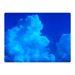 Deep Blue Clouds Double Sided Flano Blanket (mini)  by okhismakingart