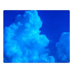 Deep Blue Clouds Double Sided Flano Blanket (large)  by okhismakingart