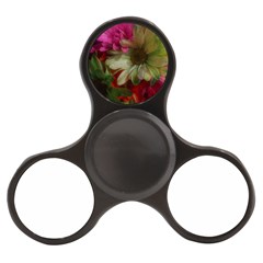 Grainy Green Flowers Finger Spinner