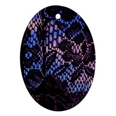 Sky And Curtains Ornament (oval) by okhismakingart