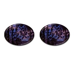 Sky And Curtains Cufflinks (oval) by okhismakingart